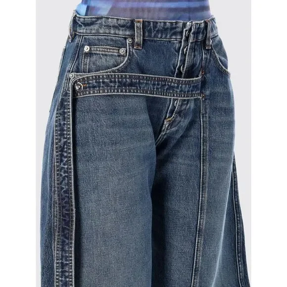 Jean Paul Gaultier Jeans Woman Blue - Picture 3 of 3